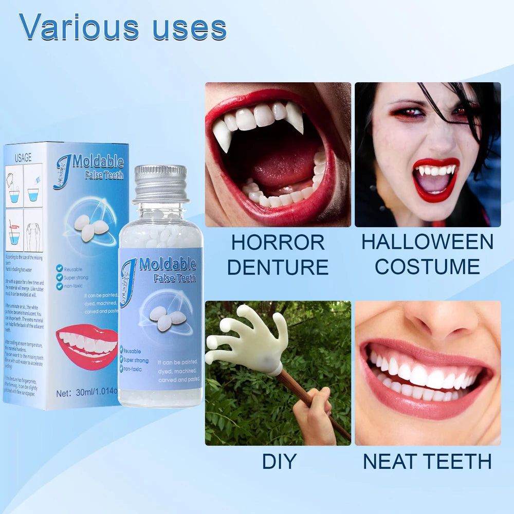Moldable Temporary Tooth Repair Kit for Gaps and Broken Teeth - 4