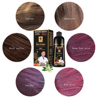3-in-1 Herbal Hair Dye and Blackening Shampoo