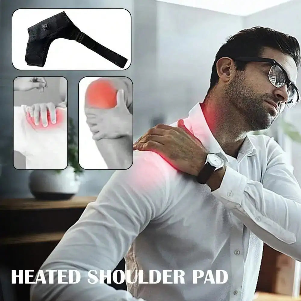 Electric Heated Shoulder Massage Wrap for Pain Relief - 2