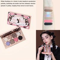 8-Color Chocolate Themed Eyeshadow Palette