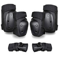 6-Piece Protective Knee, Elbow, and Wrist Pad Set