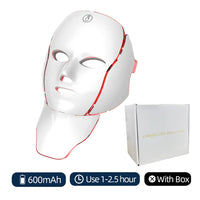 7-Color Wireless LED Photon Facial and Neck Mask