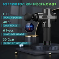 Portable Deep Tissue Percussive Massage Gun for Muscle Recovery