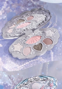 6-Color Shell Pearl Eyeshadow Palette for Long-Lasting Makeup