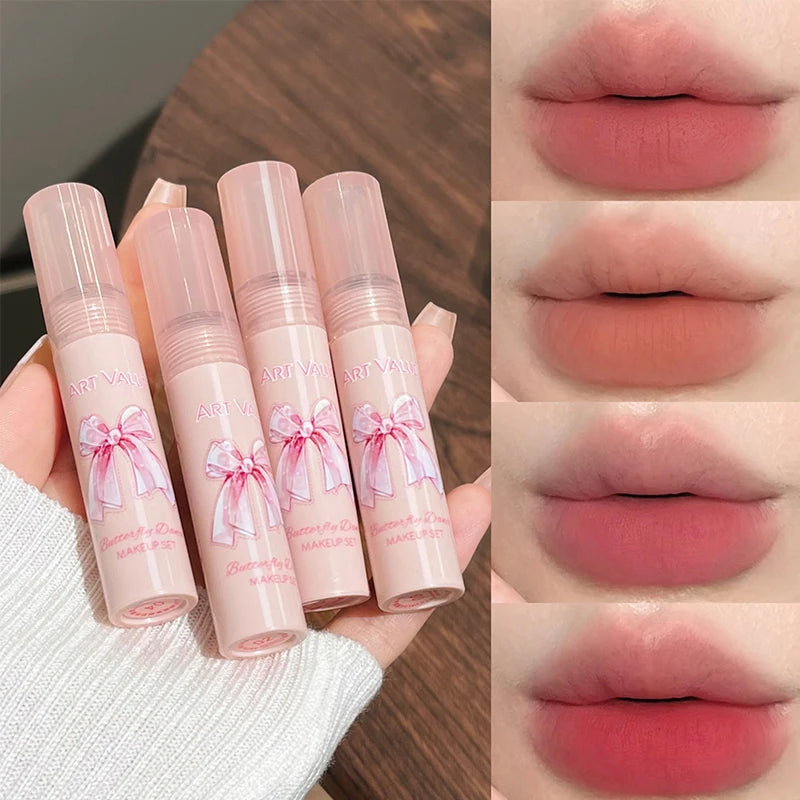 6-Piece Velvet Matte Lipstick and Blush Makeup Gift Set - 5