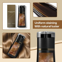 Instant Light Brown Hair Dye Shampoo for Gray Coverage