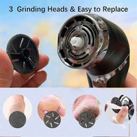 Electric Callus Remover with Dust Collector for Smooth Heels