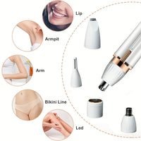 4-in-1 Painless Electric Hair Removal Shaver