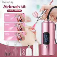 Portable Cordless Airbrush Kit for Makeup and Crafts