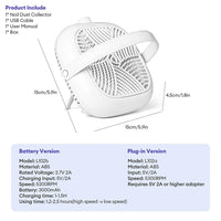 Portable Professional Nail Dust Collector Vacuum