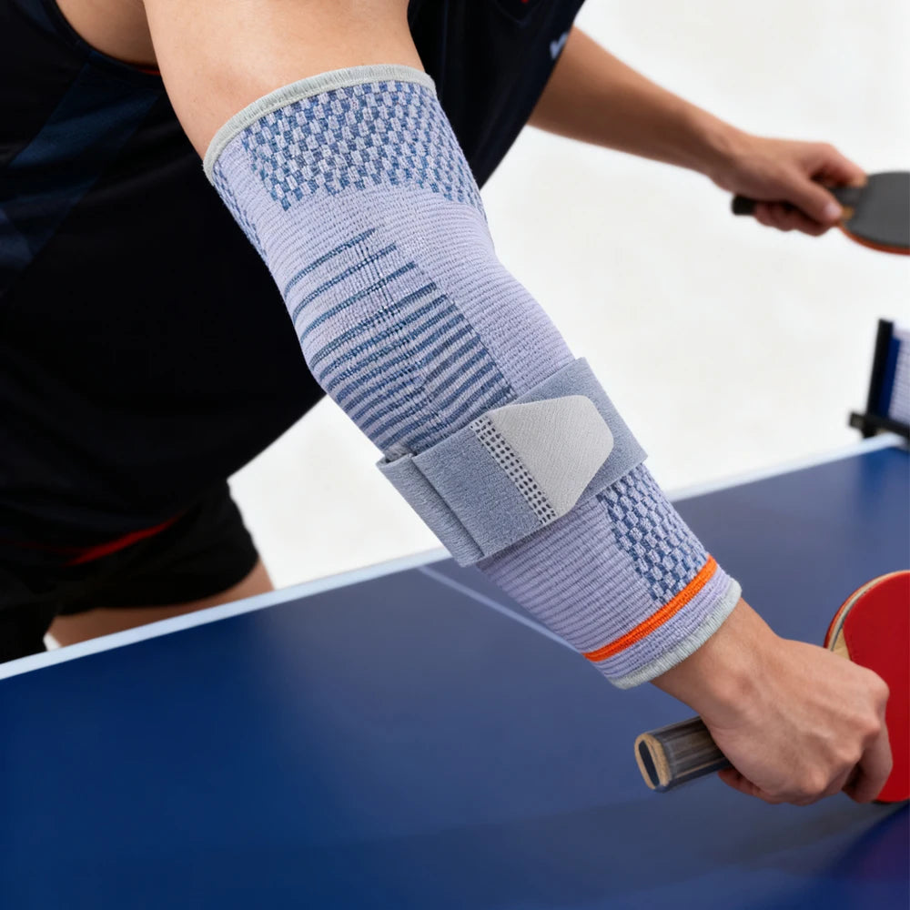 Adjustable Elbow Compression Support Brace with Gel Pads - 17