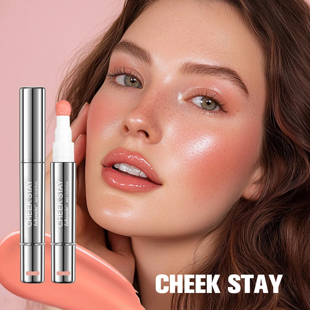 Liquid Blush Stick with Sponge Tip for Natural Glow