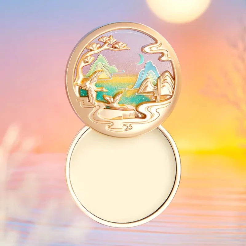 Portable Solid Perfume Balm in Elegant Decorative Tin - 24
