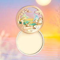Portable Solid Perfume Balm in Elegant Decorative Tin