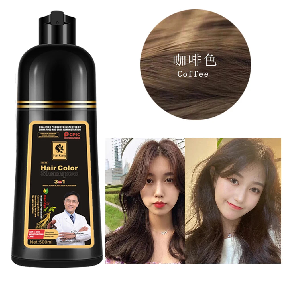 Instant Herbal Hair Color Dye Shampoo - 22