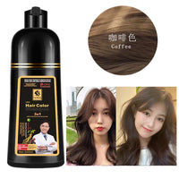 Instant Herbal Hair Color Dye Shampoo