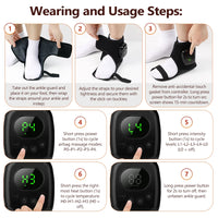 Heated Air Compression Foot and Ankle Massager