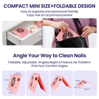 Foldable Portable Nail Dust Collector Vacuum