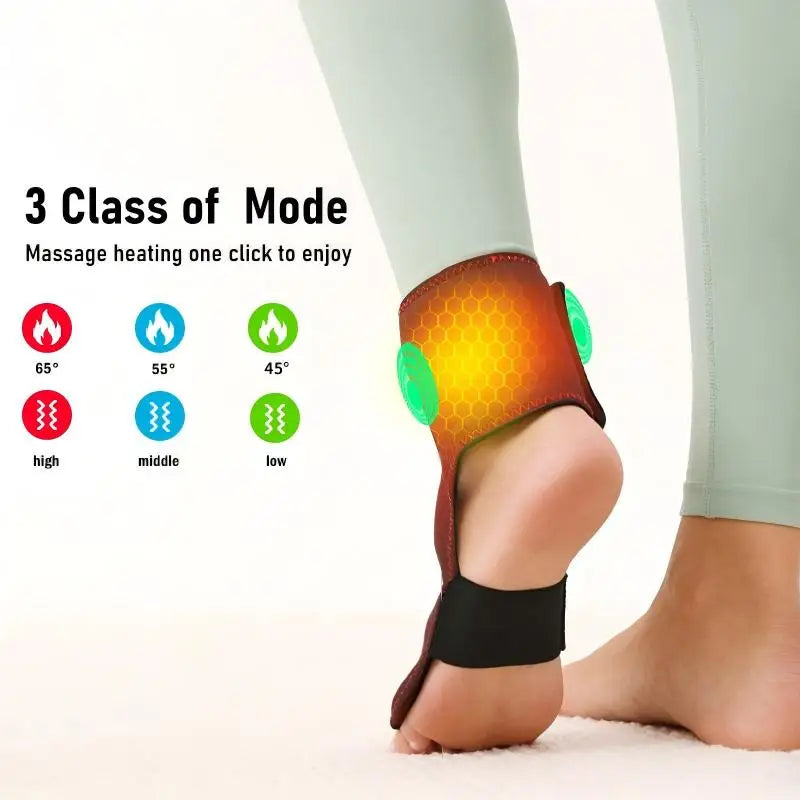 Heated Ankle Support Massager for Joint Pain Relief - 2