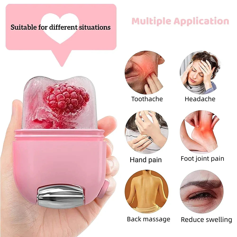 2-in-1 Cooling Ice Facial Roller and Contouring Tool - 12