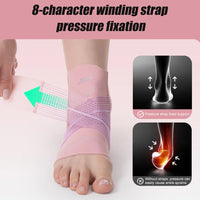 Adjustable Compression Ankle Support Brace for Pain Relief