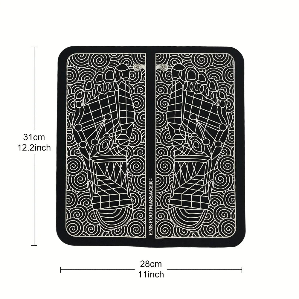 Electric EMS Foot Massage Mat for Pain Relief and Circulation - 6