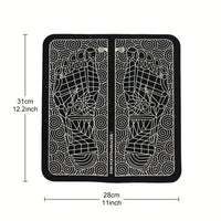 Electric EMS Foot Massage Mat for Pain Relief and Circulation