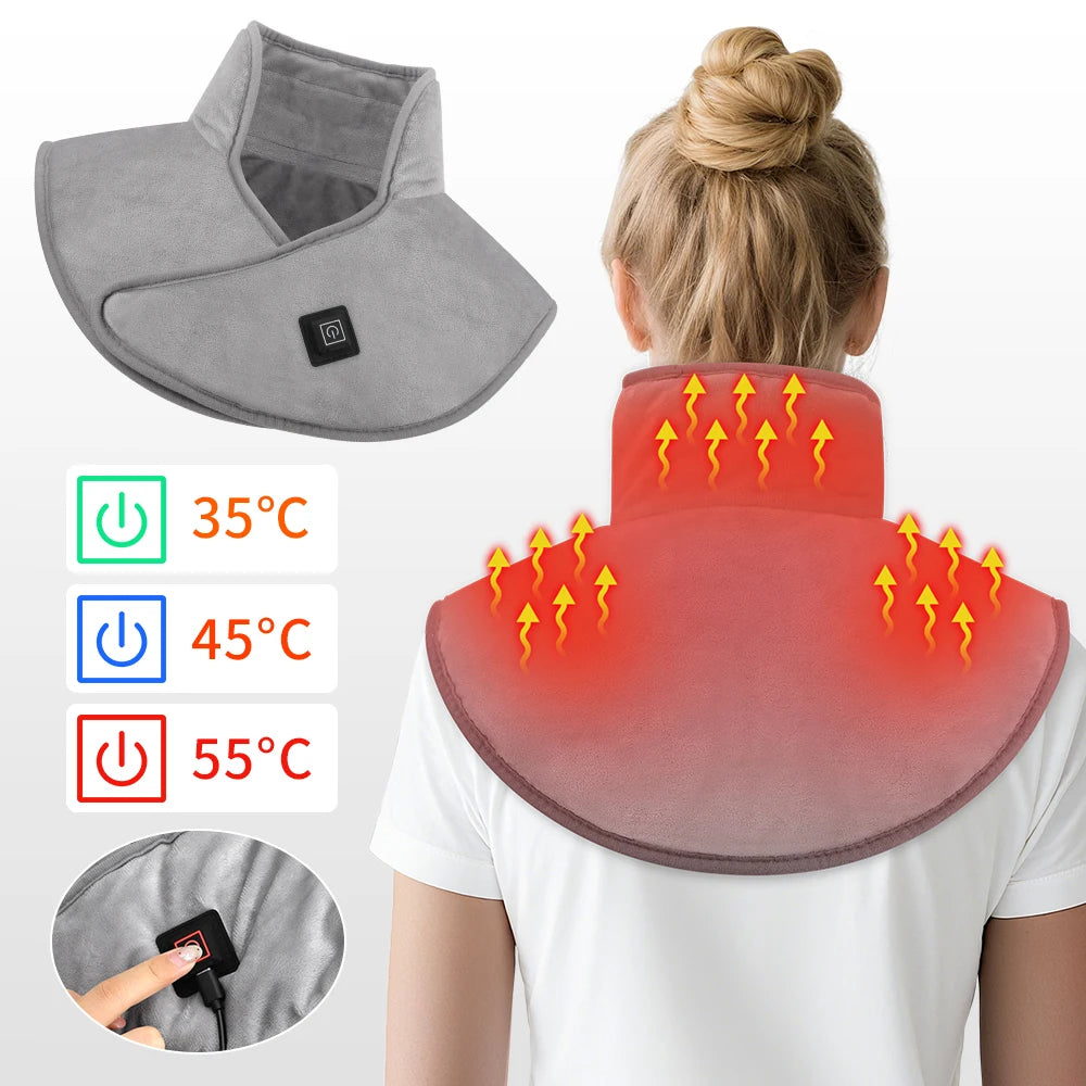 Heated Shoulder and Neck Relief Shawl - 27
