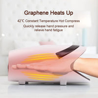 Electric Air Compression Hand Massager with Heat Therapy
