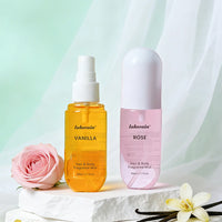 Long-Lasting Vanilla and Rose Hair & Body Fragrance Mist