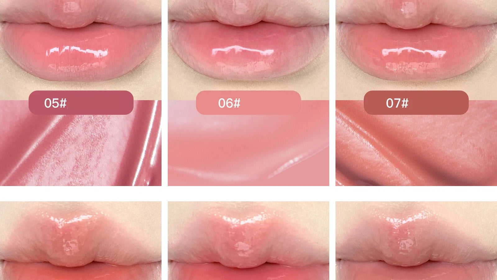 10-Color Moisturizing Lip Gloss Palette - 28