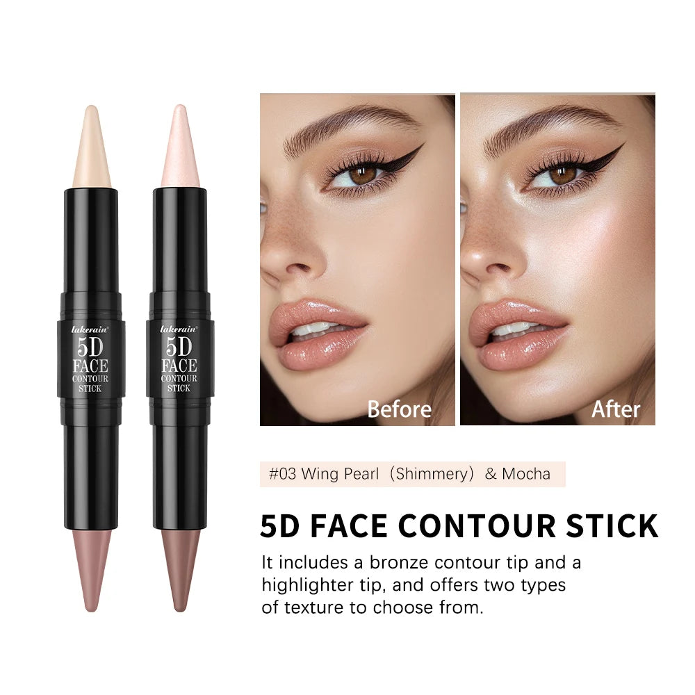 Dual-Ended Cream Contour and Highlighter Stick - 4