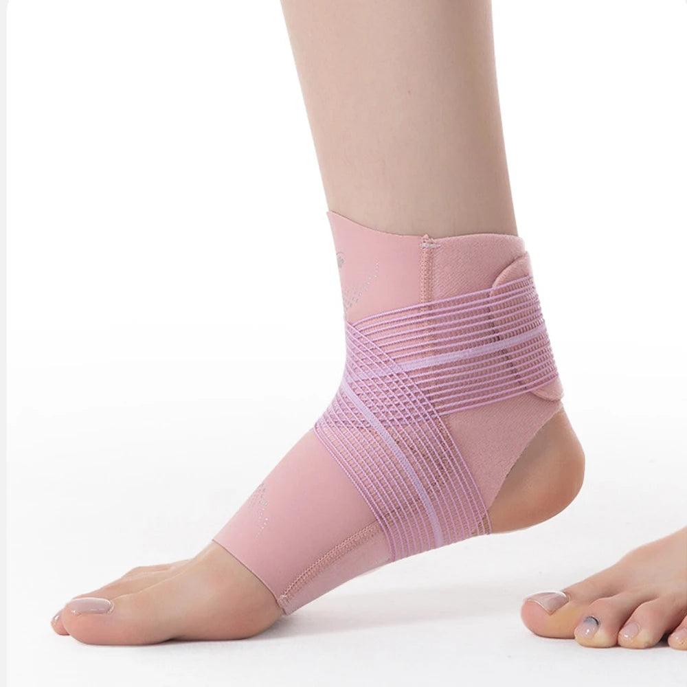 Adjustable Compression Ankle Support Brace for Pain Relief - 19
