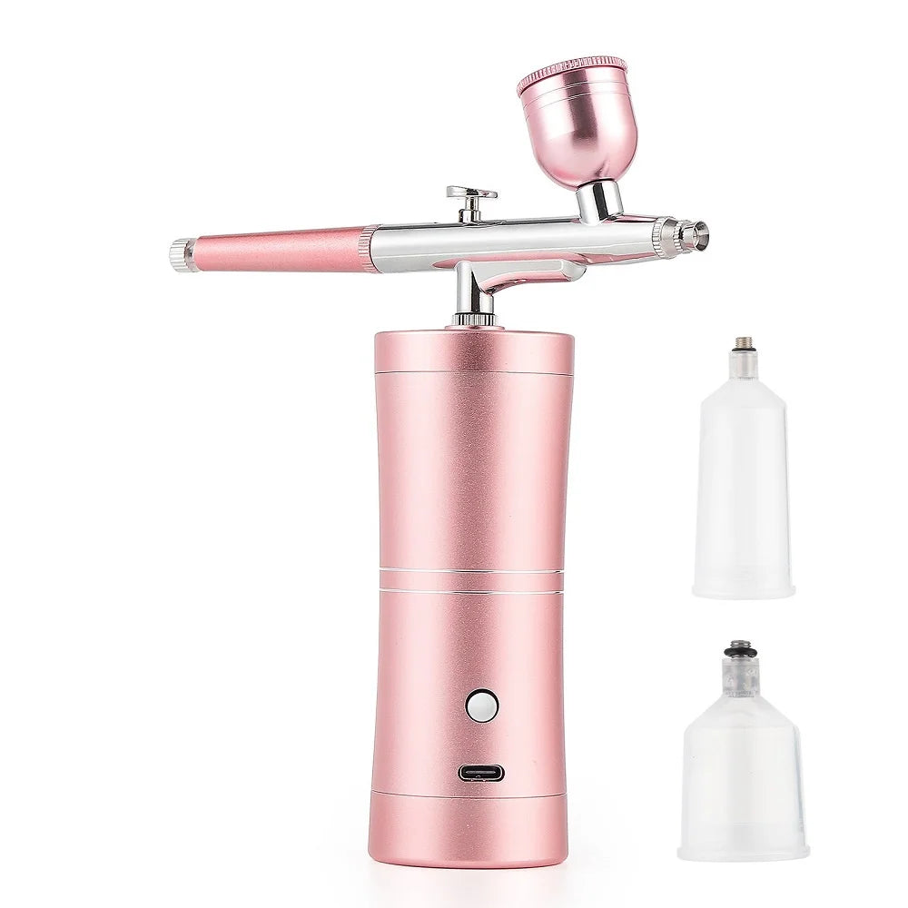 Portable Mini Airbrush Kit for Nail Art and Makeup - 21