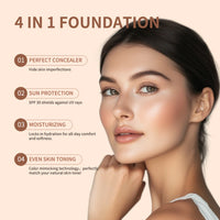 4-in-1 Color-Changing Hydrating Foundation with SPF 30+