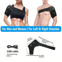 Electric Heated Shoulder Brace for Pain Relief