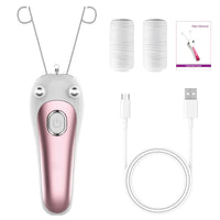 Portable Electric Cotton Threading Hair Remover for Face and Body