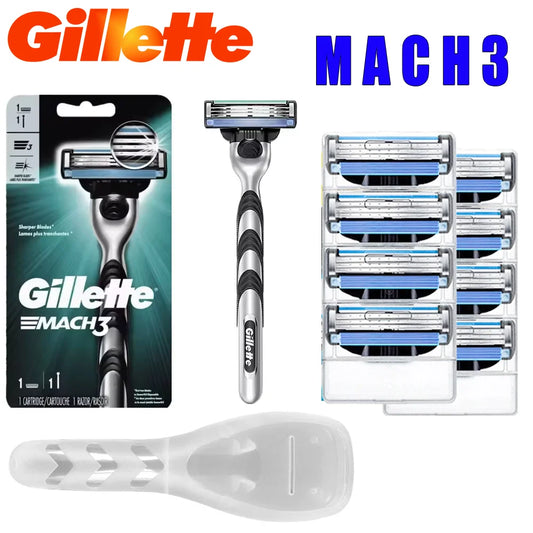 3-Blade Manual Razor for Smooth Precision Shaving