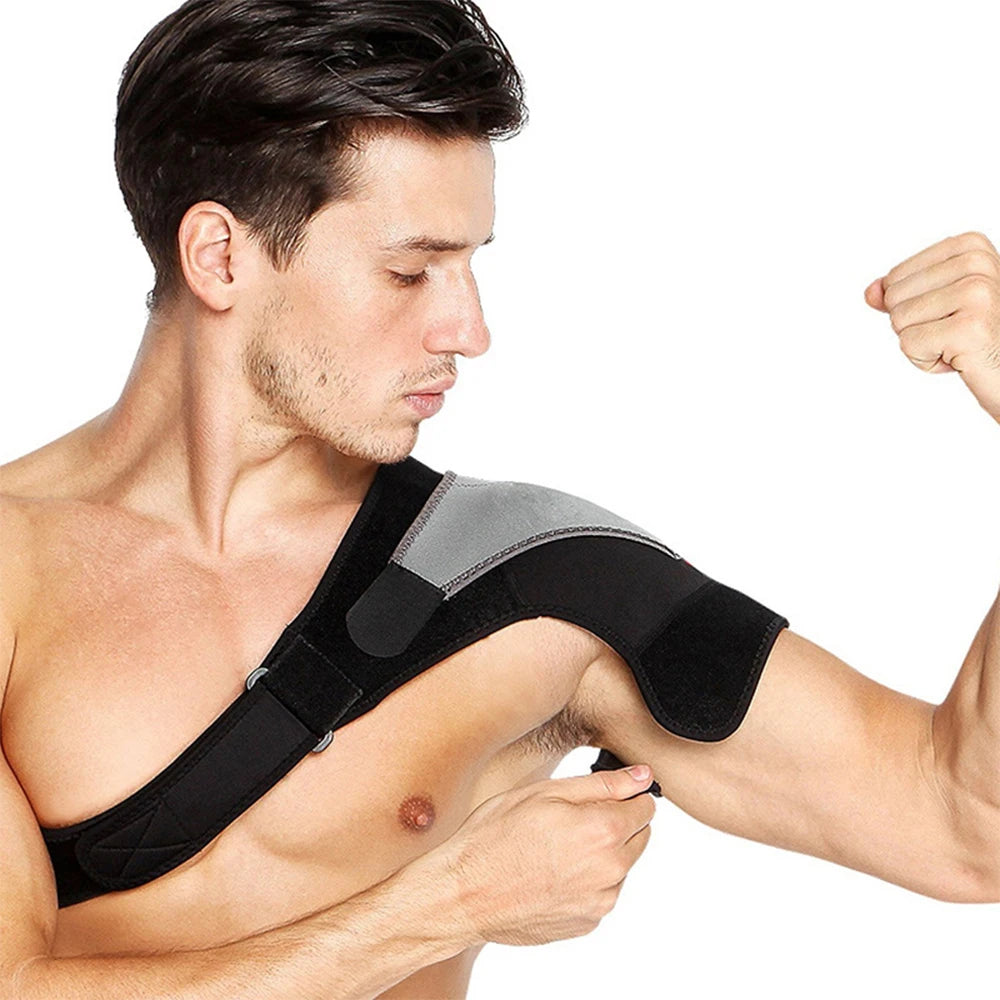 Adjustable Shoulder Support Brace for Pain Relief - 16