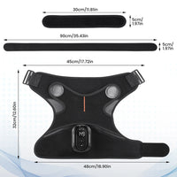 Heated Vibration Shoulder Massage Wrap with Remote