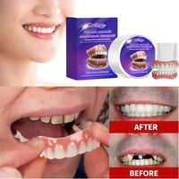 Flexible Cosmetic Denture Set for Natural Smile