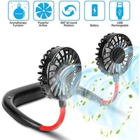 Portable Hands-Free Neck Fan for Cooling and Travel