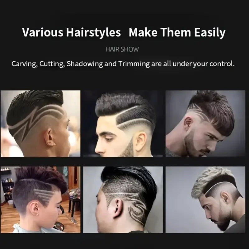 Professional Cordless Hair Trimmer for Home Styling - 5