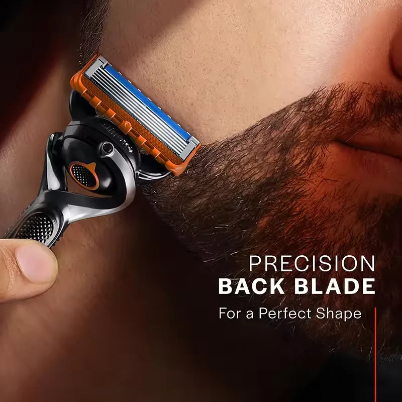 5-Blade Precision Men's Shaving Razor with Flexball Technology - 10