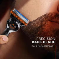 5-Blade Precision Men's Shaving Razor with Flexball Technology