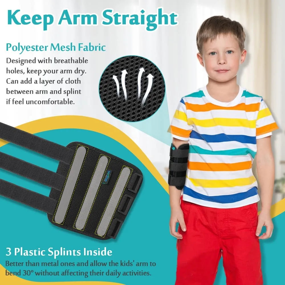 Adjustable Elbow Immobilizer Splint for Nerve Pain and Recovery - 4