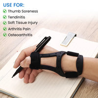 Adjustable Waterproof Silicone Thumb Splint for Pain Relief
