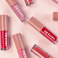 4-Piece Diamond Finish Long-Lasting Velvet Lip Gloss Set