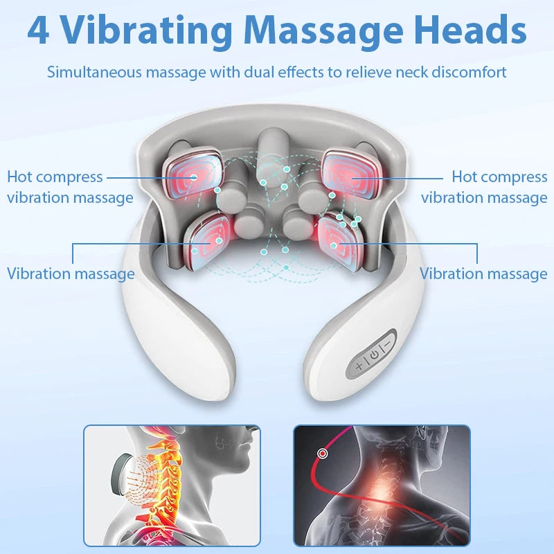 Electric Heated Neck and Shoulder Massager for Pain Relief - 6