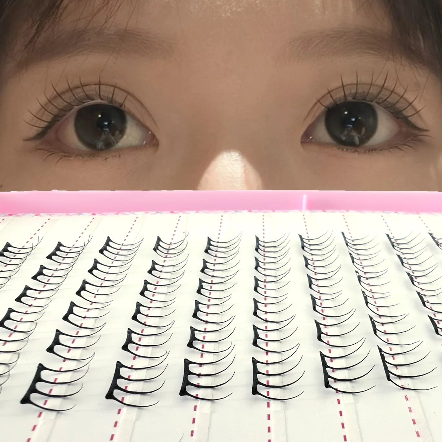 Self-Adhesive Cluster Eyelashes for Effortless Daily Makeup - 5